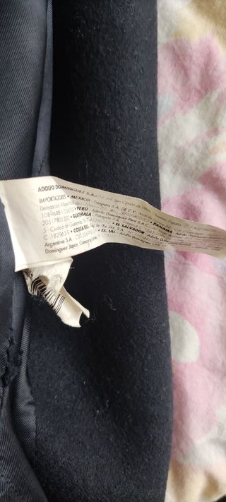 Chaquetón de lana Adolfo Domínguez