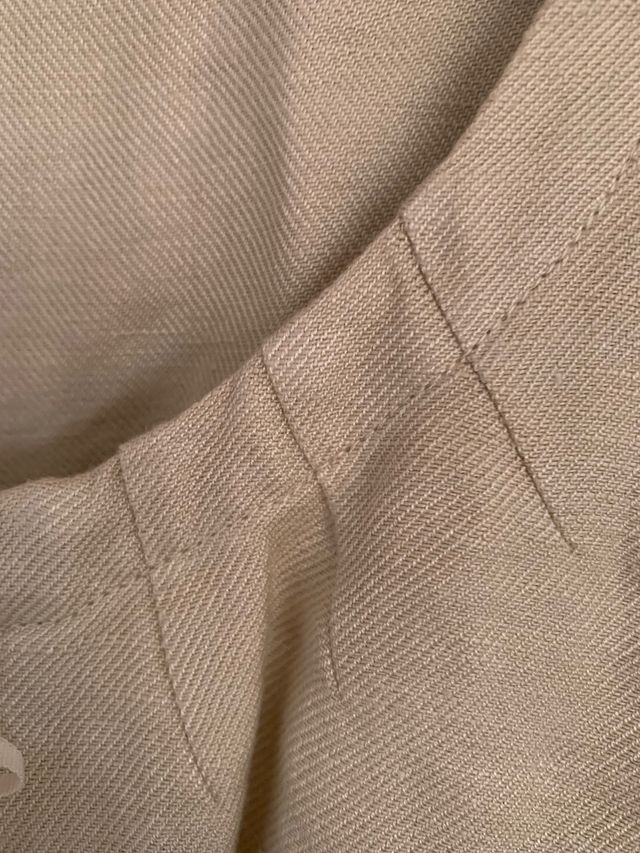 Chaqueta corta de lino T L