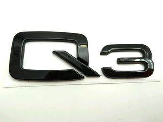 AUDI Q3 LOGO EMBLEMA NEGRO