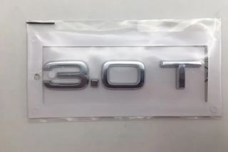 EMBLEMA CROMADO LATERAL AUDI 3.0T