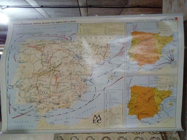 Mapas didácticos Geografía e Historia 120  x 90 cm