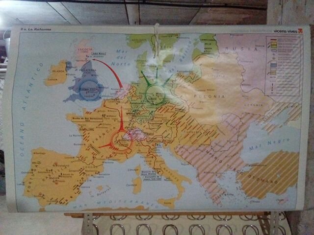 Mapas didácticos Geografía e Historia 120  x 90 cm
