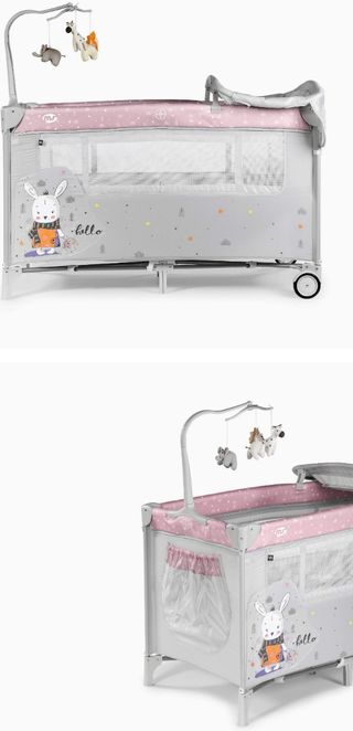 Cuna De Viaje con Dos Alturas, hasta 15 kg