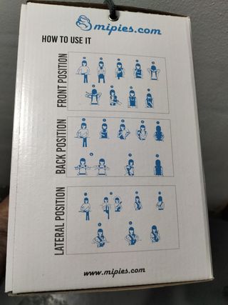 Mochila portabebés mispies usada una vez