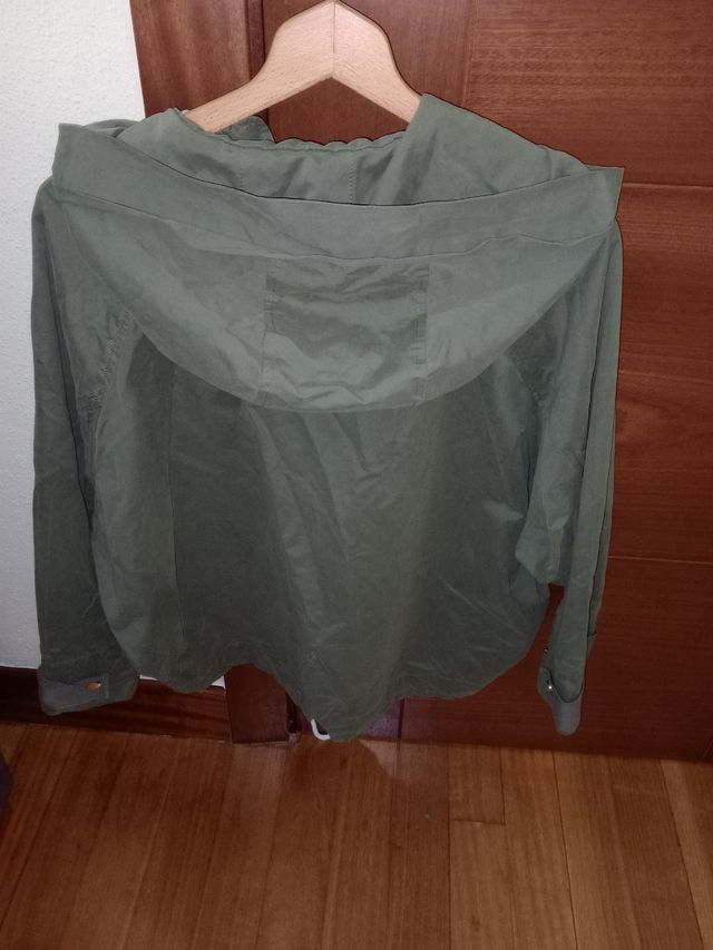 chaqueta entretiempo kaki (S) Zara