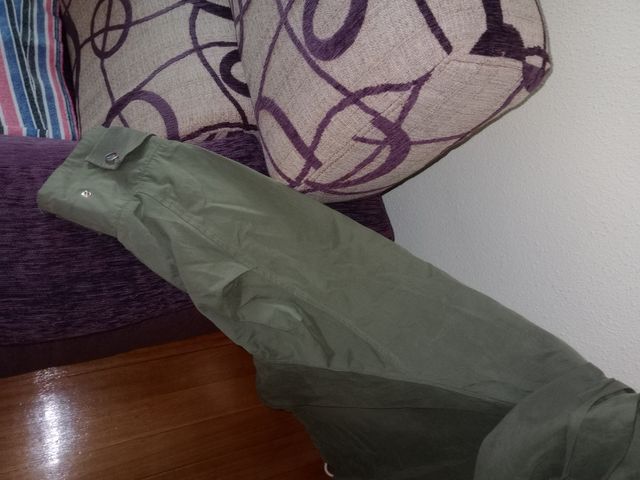 chaqueta entretiempo kaki (S) Zara