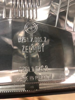 Faro delantero opel 026170052