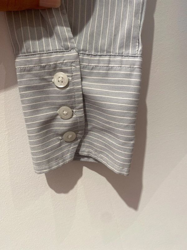 Camicia donna Sisley righe grigio tg S