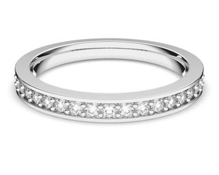 ANILLO SWAROVSKI NUEVO RODIO BLANCO 