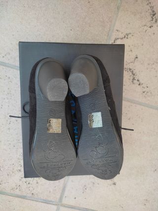 Zapatos blucher ante negro n°36