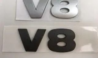 EMBLEMA LOGO V8 LETRAS LAND ROVER