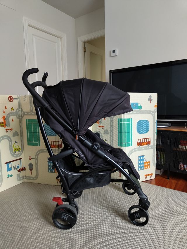 Silla de paseo PLEGABLE Nikodom Dual Drive negra