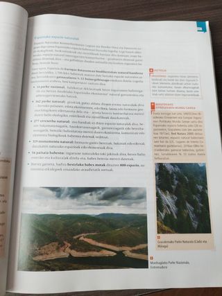 Libro texto geografía 2 bachillerato euskera.