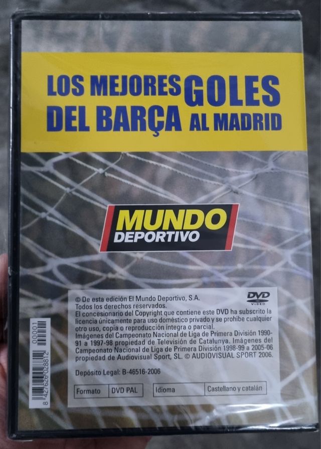 DVD Los mejores goles del Barça al Real Madrid