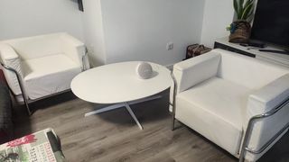 Sillón butaca y mesa conjunto 2 piezas