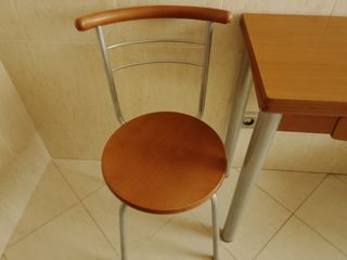 Mesa abatible color roble de cocina