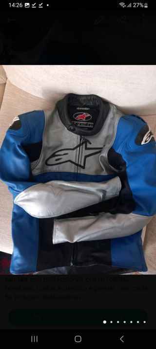 Chaqueta Moto Cuero 54