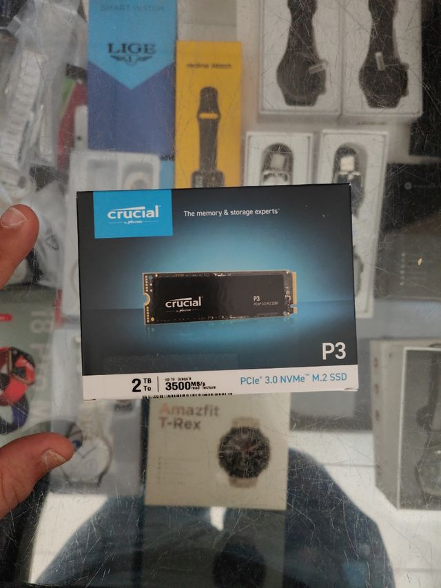 Crucial p3 2tb m 2 pcie gen3 nvme ssd interno second hand for 70 in la