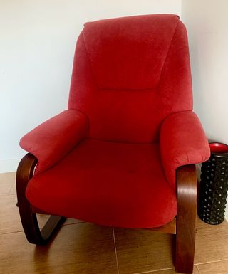 Sillón Silla grande rojo