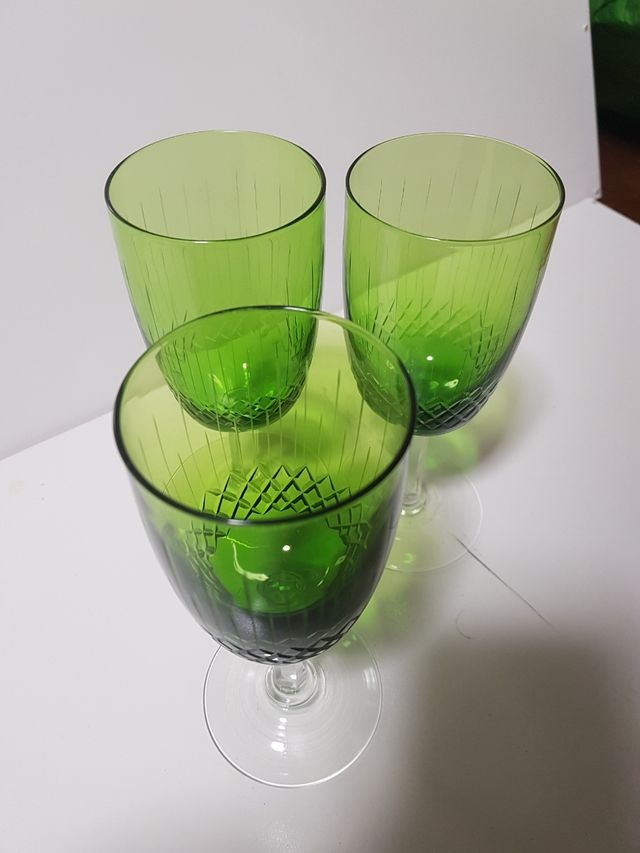 copas cristal verde