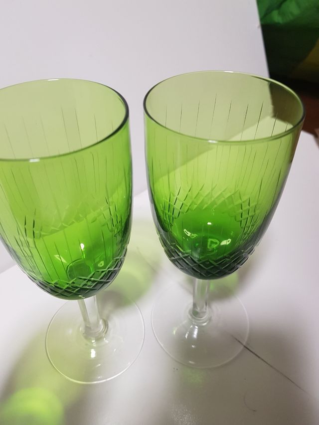 copas cristal verde