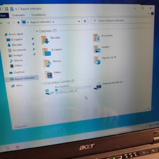 Portàtil acer aspire 