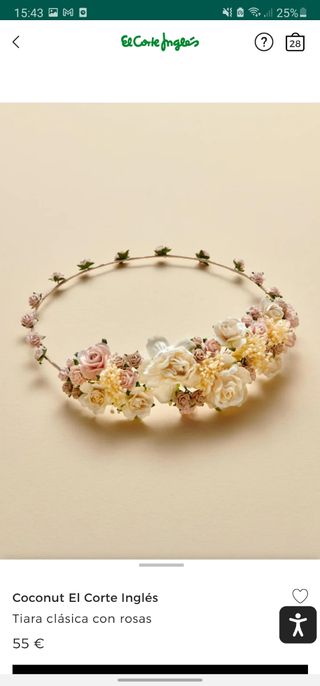 vestido de comunión nuevo.