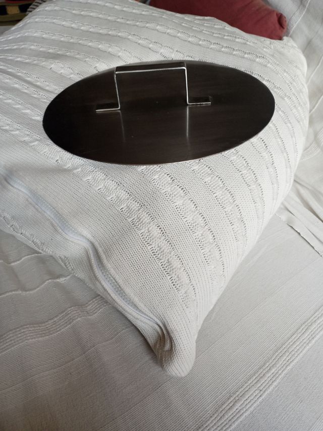 espectacular tapa gruesa de acero inoxidable