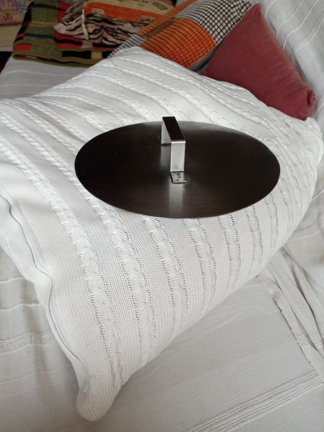 espectacular tapa gruesa de acero inoxidable