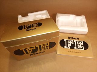 NIKON FE CHROME+CAJA ORIGIN.+MANUAL+NIKKOR 35-70AF