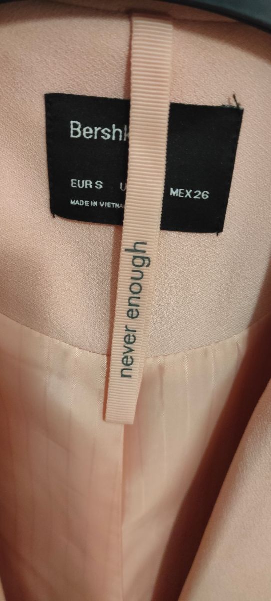 Blazer Bershka talla S