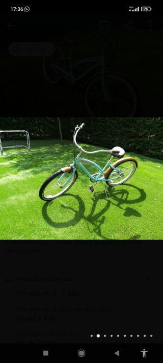 bicicleta Bleach Cruiser Nirve 