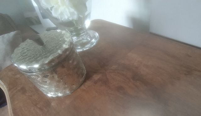 mueble de madera de máquina de coser