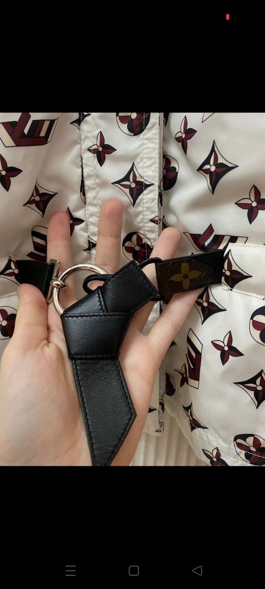 Belted short hodees Parka Louis Vuitton