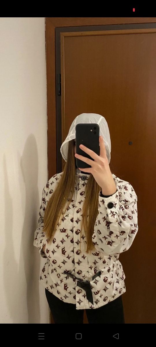 Belted short hodees Parka Louis Vuitton