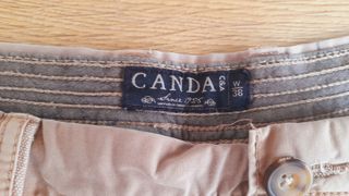 Pantalón corto beige de hombre