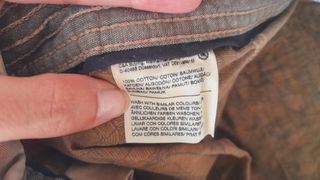 Pantalón corto beige de hombre