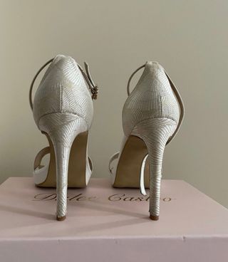 Sandalias tacón novia talla 36