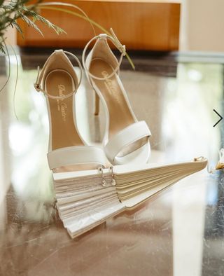 Sandalias tacón novia talla 36