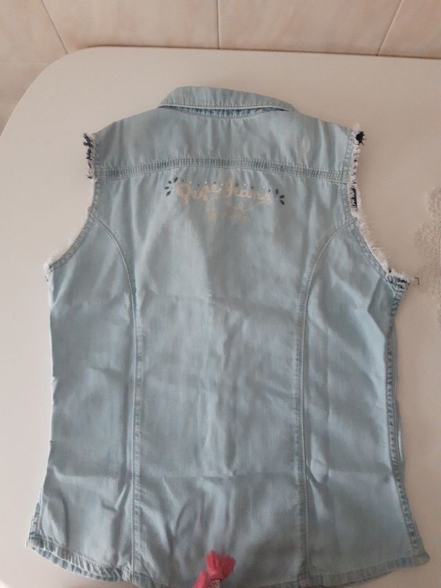 camisa vaquera niña