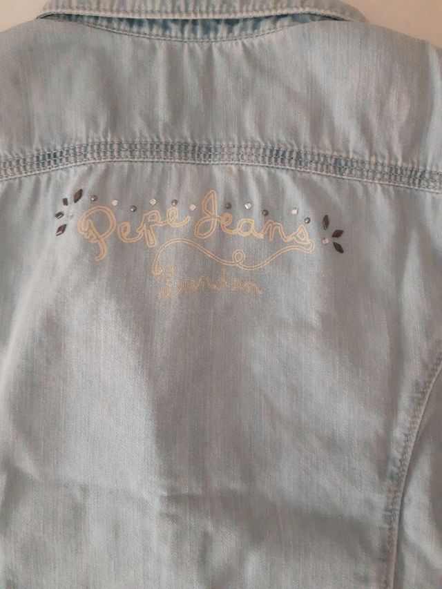 camisa vaquera niña