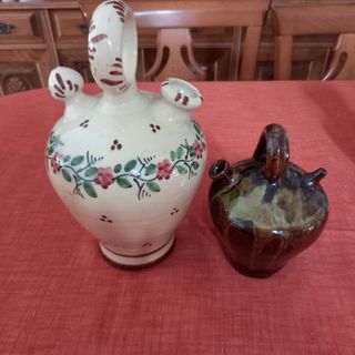 2 lampadari in ceramica - In vendita