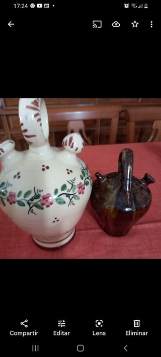 2 lampadari in ceramica - In vendita