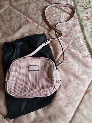 bolso rosa imitación