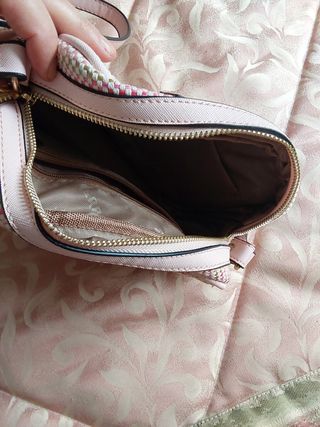 bolso rosa imitación