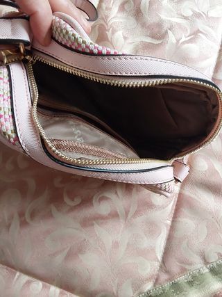 bolso rosa imitación