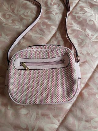 bolso rosa imitación
