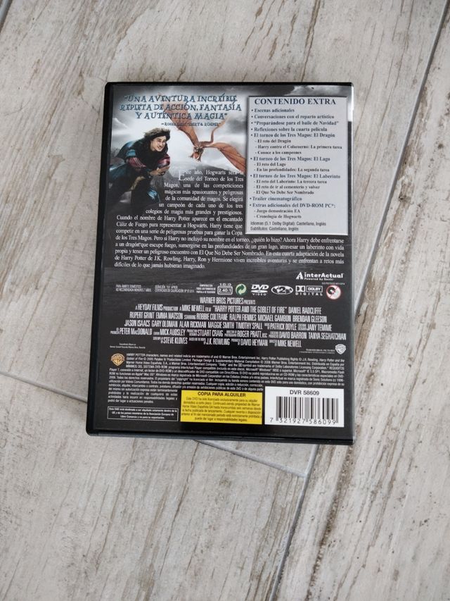 Digipack Harry Potter y el cáliz de Fuego 