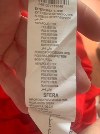Vestido sfera sin estrenar