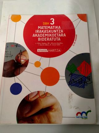 3 libros de dbh3, matematika irakaskuntza akademik